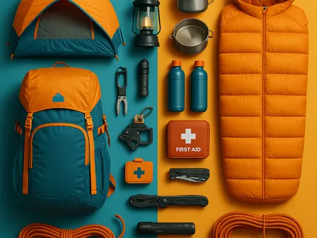 American Outdoor Camping Gear Value Sets - E-commerce Showcase