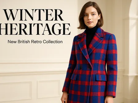 British Retro Winter Collection - E-commerce Banners