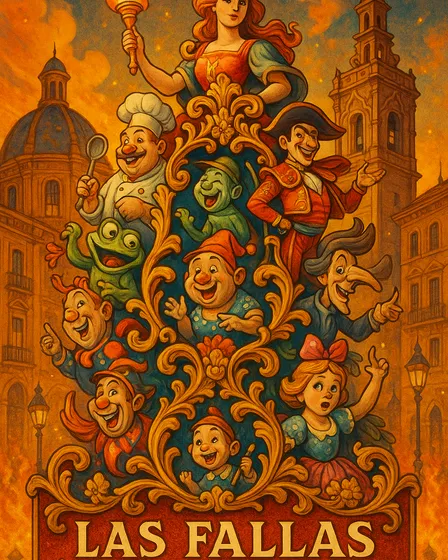 Prints Decorativos Las Fallas de Valencia - Colección Tradicional