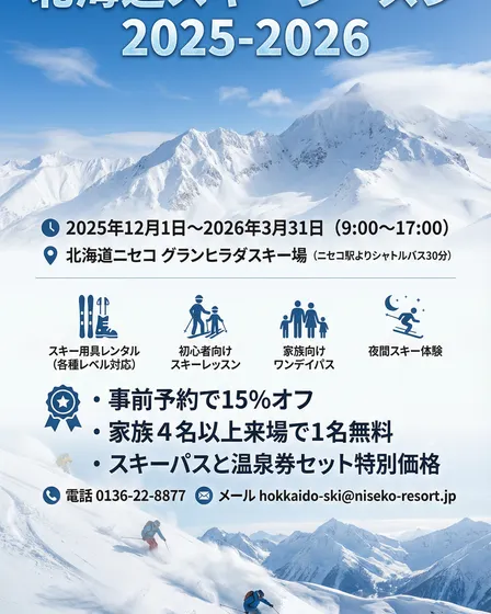 北海道スキーシーズンポスター_縦型