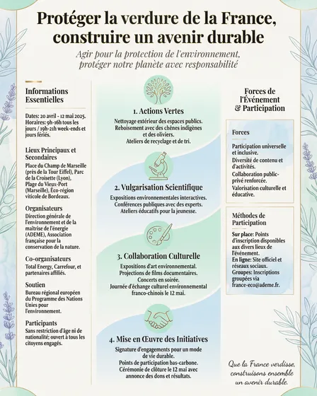 Affiches Événement Caritatif Environnemental Français