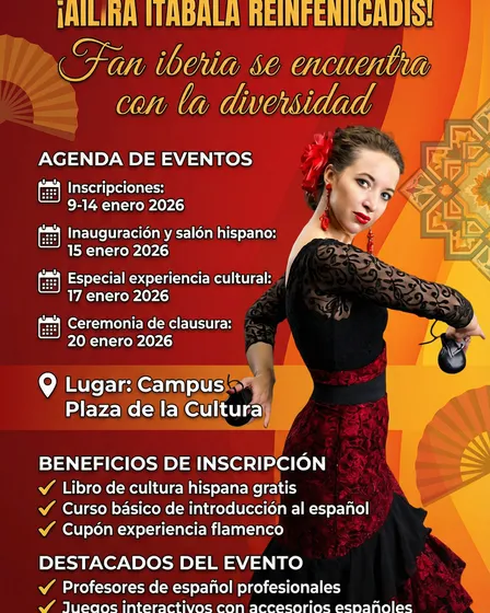 Campus Cultural Festival - 4 Carteles Promocionales