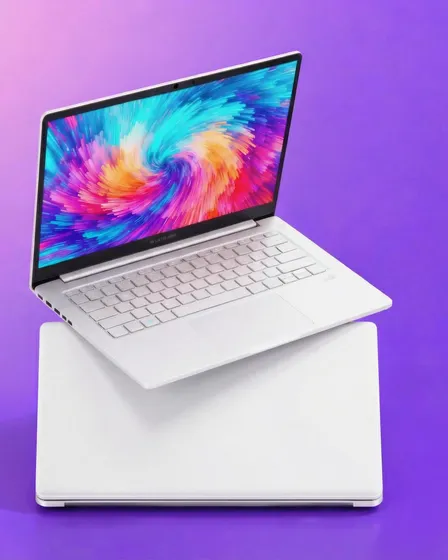 White Laptop