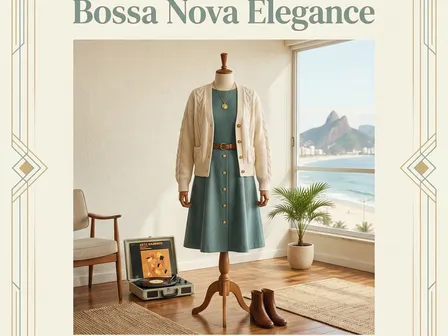4 E-commerce Banners - Brazilian Retro Winter Collection