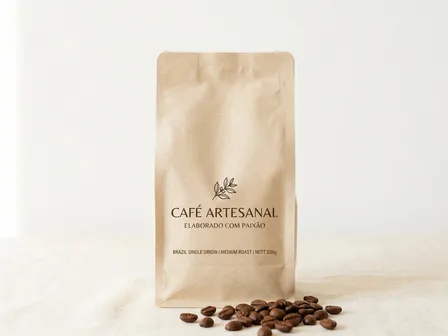 Café Artesanal Elaborado com Paixão - 4 E-commerce Images