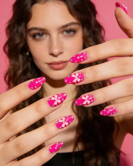 Edição de Imagem - Manicure Rosa Exagerada