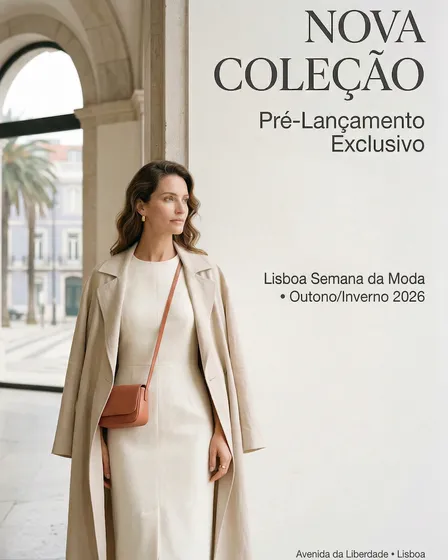 Cartaz Pré-Lançamento Lisboa Fashion Week