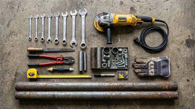 工业工具俯视图