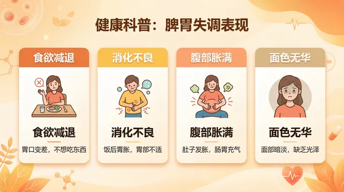 脾胃症状信息图