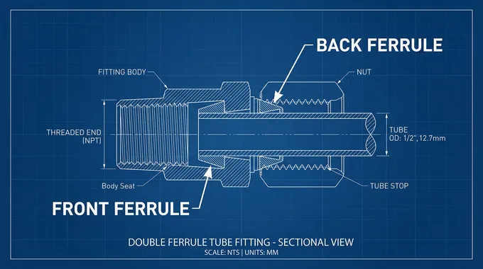 Double Ferrule Joint Structure