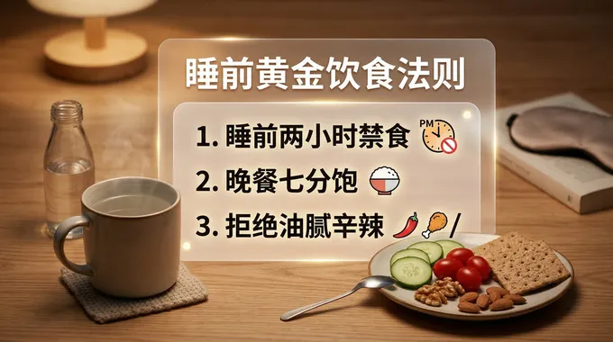 睡前黄金饮食法则