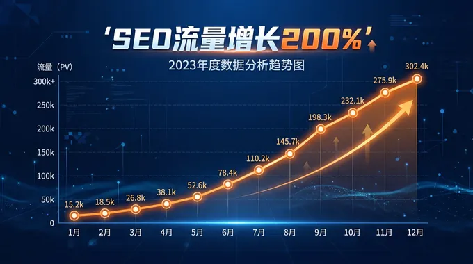 业绩增长趋势图