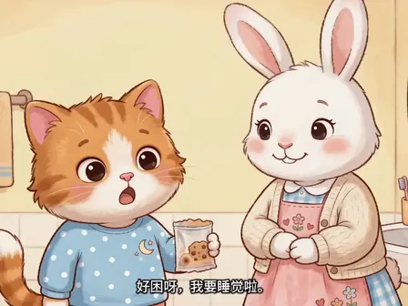 小牙刷找饼干